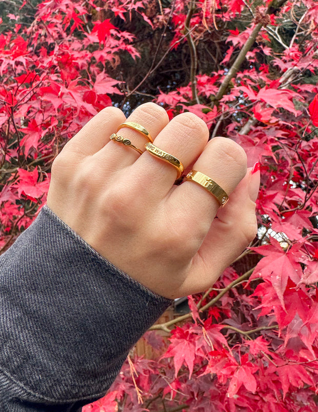 Dainty Vine Ring Christian Jewelry