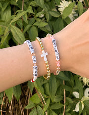 Heart of God Letter Bracelet Christian Jewelry