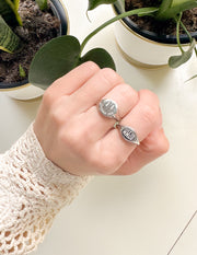 Elevated Faith Silver Choose Joy Ring Christian Ring