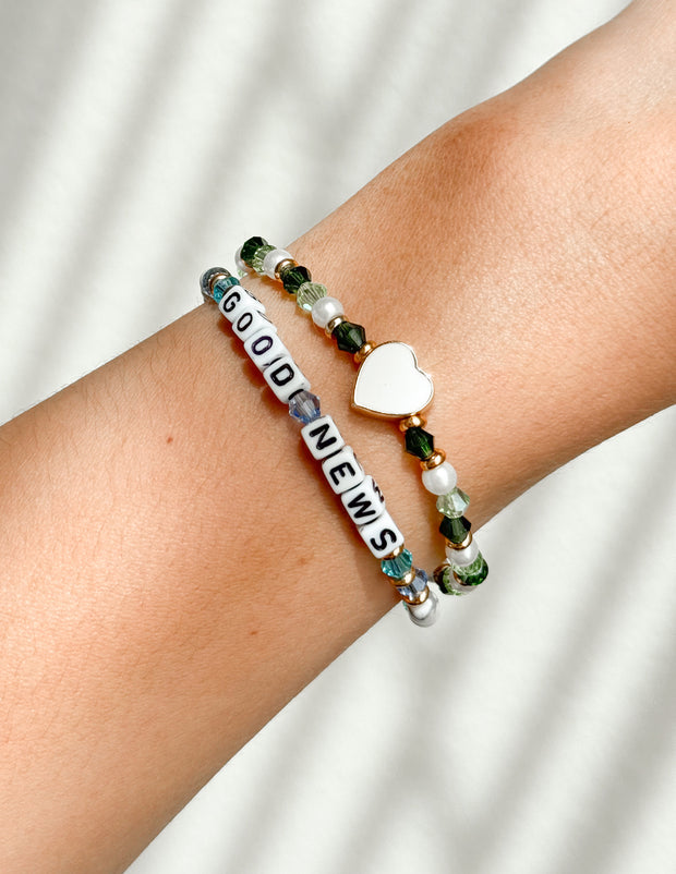 New Life Letter Bracelet Christian Jewelry