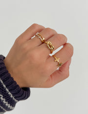 Gold Knot Ring Christian Jewelry