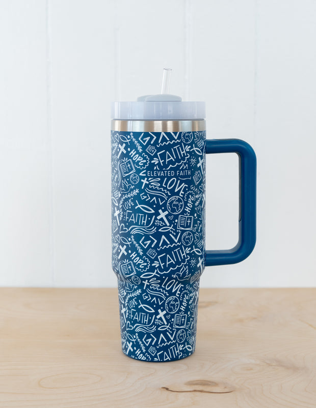 Allover Print 30 oz Tumbler Christian Mug