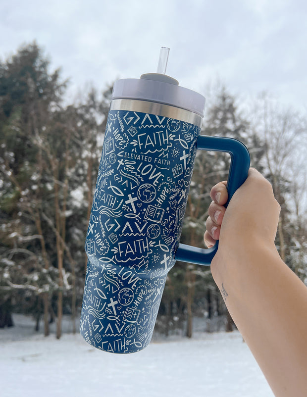 Allover Print 30 oz Tumbler Christian Mug