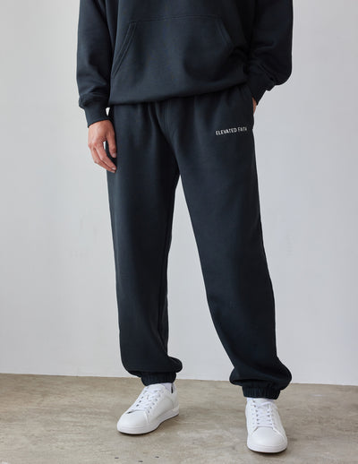 Basics Black Unisex Sweatpant Christian Jogger