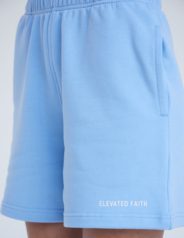 Basics Lake Blue Women's Short Christian Apparel