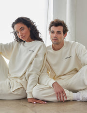 Basics White Sand Unisex Crewneck Christian Sweatshirt