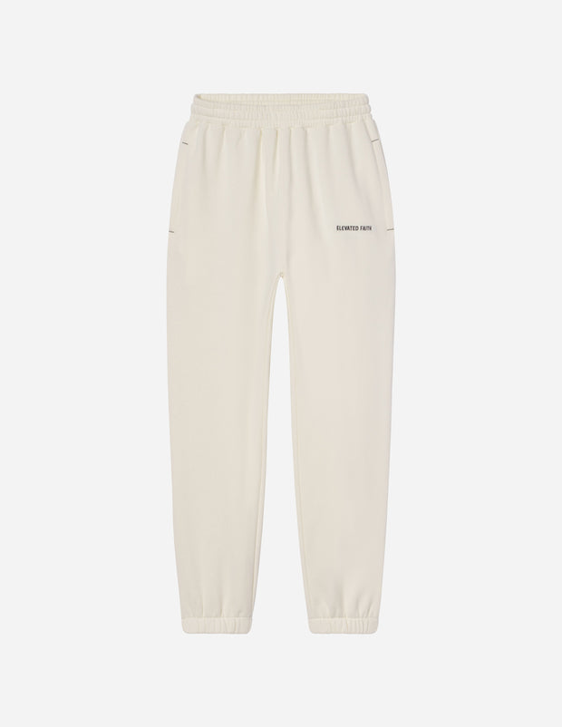 Basics White Sand Unisex Sweatpant Christian Jogger