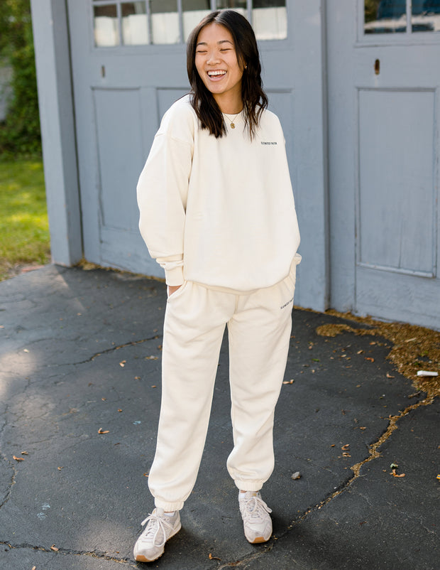 Basics White Sand Unisex Sweatpant Christian Jogger