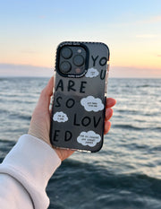 Black You Are So Loved Phone Case Christian Accessories