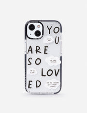 Black You Are So Loved Phone Case Christian Accessories