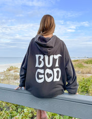 But God Grey Unisex Hoodie Christian Sweatshirt