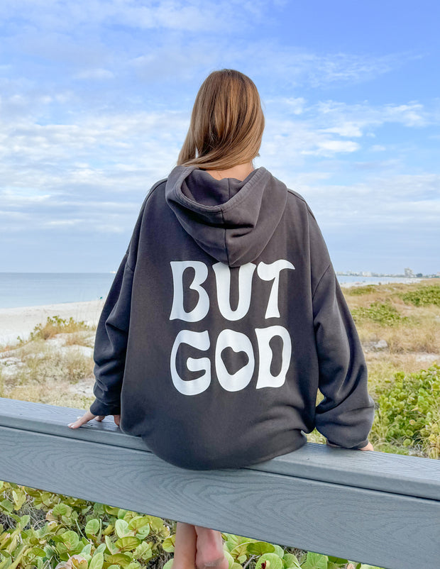 But God Grey Unisex Hoodie Christian Sweatshirt