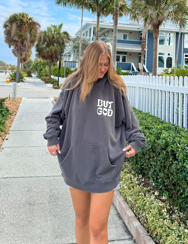 But God Grey Unisex Hoodie Christian Sweatshirt