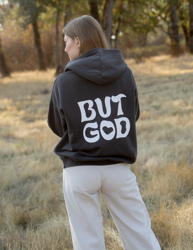 But God Grey Unisex Hoodie Christian Sweatshirt