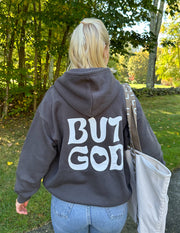 But God Grey Unisex Hoodie Christian Sweatshirt