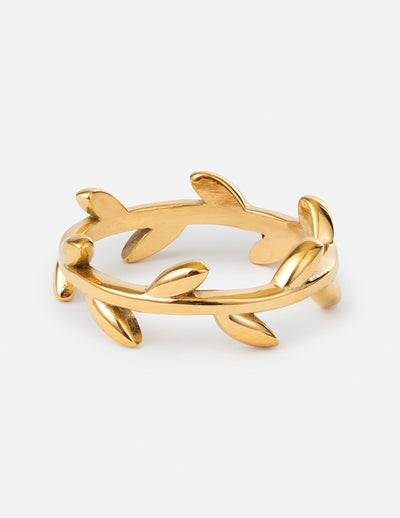 Dainty Olive Branch Ring Christian Jewelry