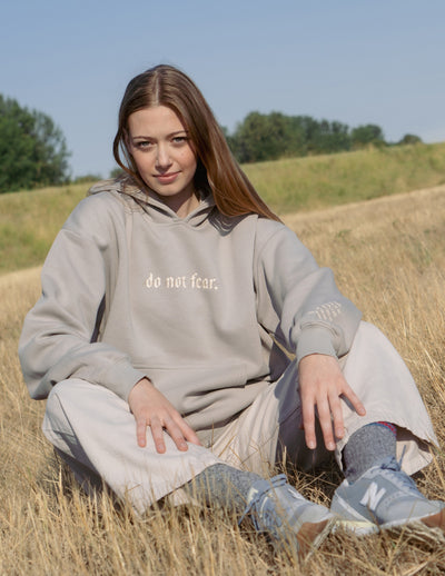 Do Not Fear Grey Unisex Hoodie Christian Sweatshirt