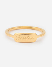 Fearless Ring Christian Jewelry