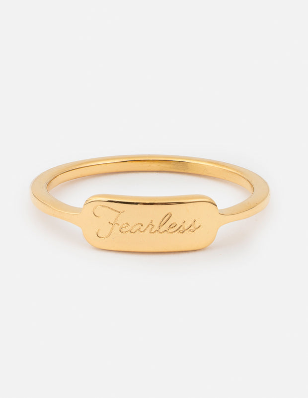 Fearless Ring Christian Jewelry