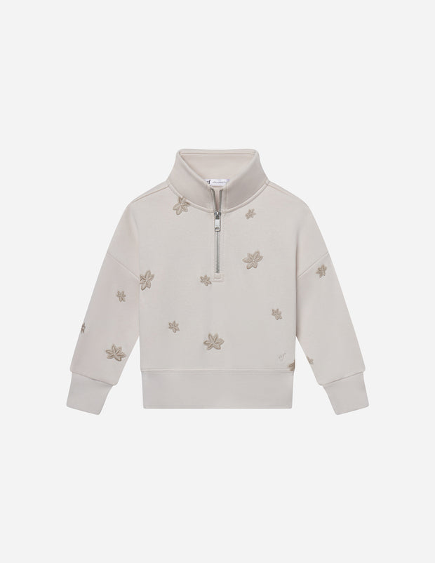 Floral Kids Half-Zip Jacket Christian Outerwear