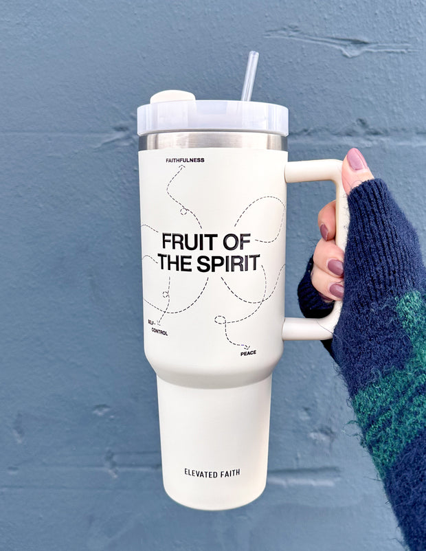 Fruit of the Spirit 40 oz Tumbler Christian Travel Mug