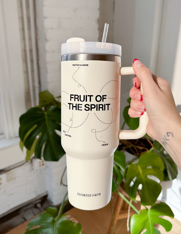 Fruit of the Spirit 40 oz Tumbler Christian Travel Mug