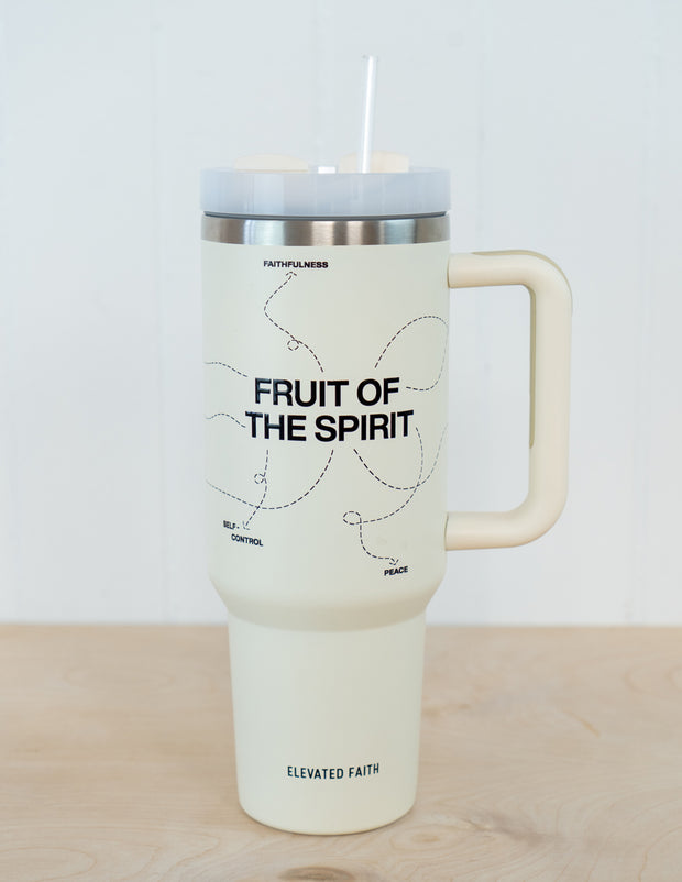 Fruit of the Spirit 40 oz Tumbler Christian Travel Mug