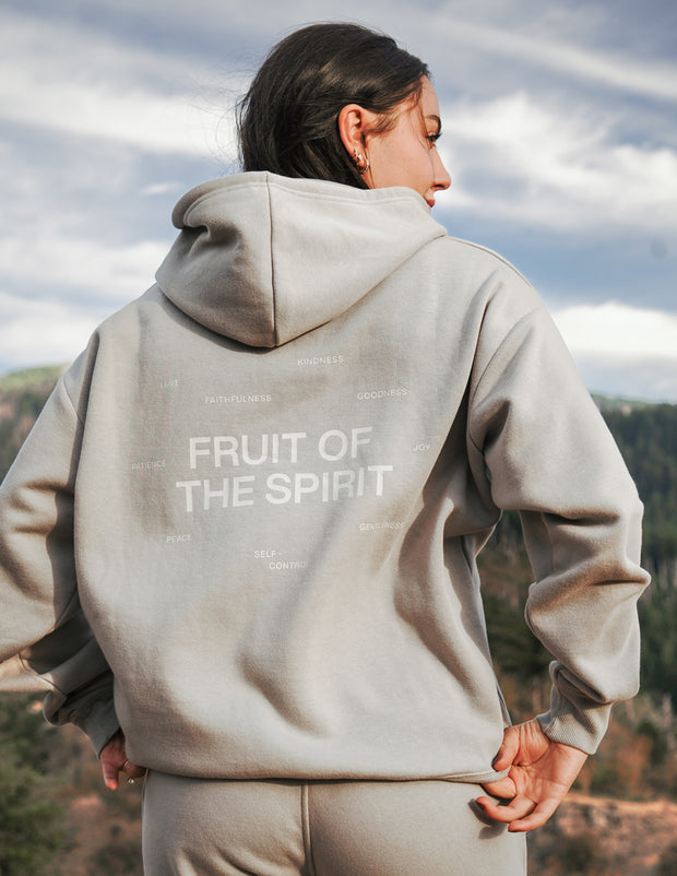 Fruit of the Spirit Grey Unisex Hoodie Christian Sweatshirt