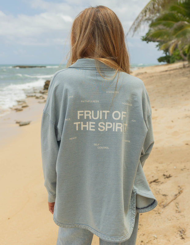 Fruit of the Spirit Shacket Christian Jacket