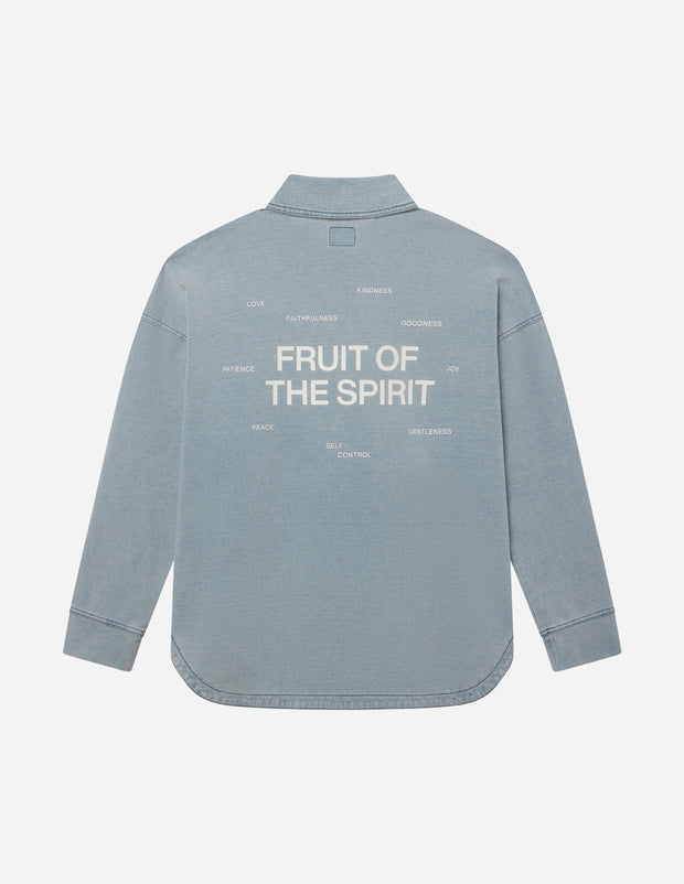 Fruit of the Spirit Shacket Christian Jacket