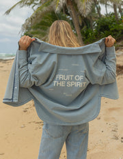 Fruit of the Spirit Shacket Christian Jacket