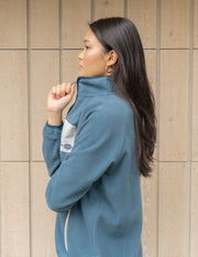 Full-Zip Blue Fleece Jacket Christian Outerwear