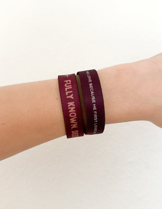 Fully Known Reversible Wristband Christian Bracelet