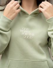 God Works for the Good Unisex Hoodie Christian Sweatshirt