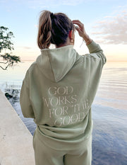 God Works for the Good Unisex Hoodie Christian Sweatshirt