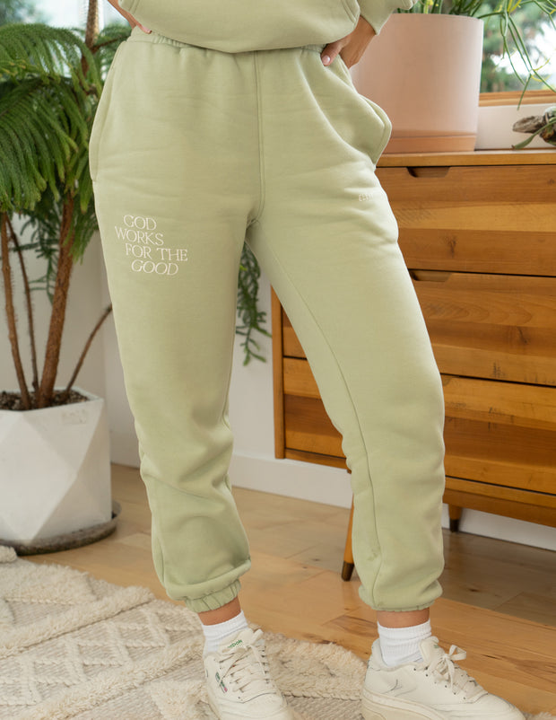 God Works for the Good Unisex Sweatpant Christian Jogger