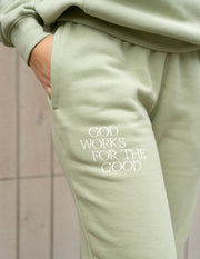 God Works for the Good Unisex Sweatpant Christian Jogger