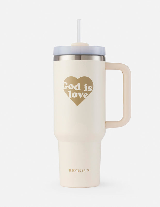 God is Love 40 oz Tumbler Christian Tumblers