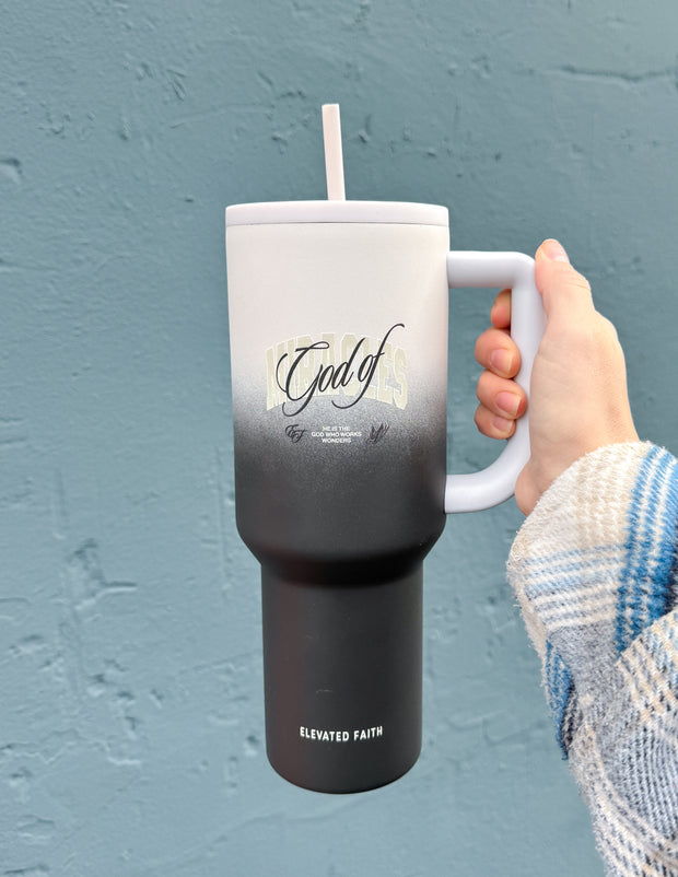 God of Miracles 40 oz Ascend Tumbler Christian Home Decor