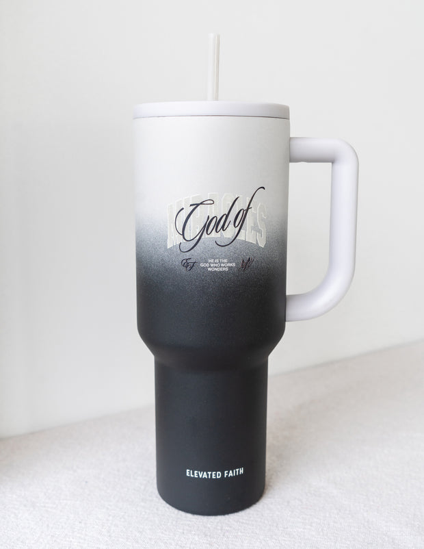 God of Miracles 40 oz Ascend Tumbler Christian Home Decor