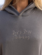 God's Still Working Unisex Hoodie Christian Sweatshirt