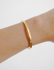 Gold Highs and Lows Cuff Bracelet Christian Jewelry