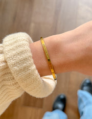 Gold Highs and Lows Cuff Bracelet Christian Jewelry