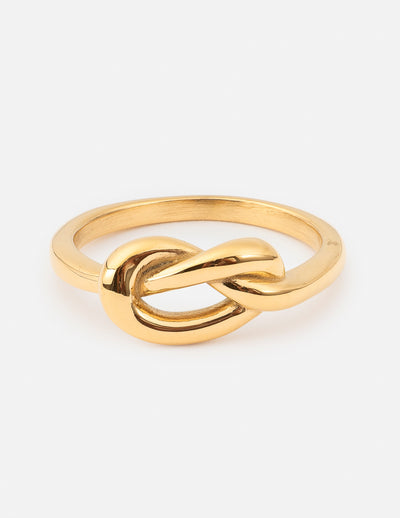 Gold Knot Ring Christian Jewelry