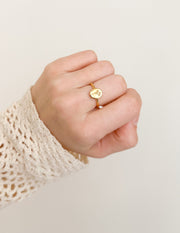 Elevated Faith Gold Wildflower Ring Christian Ring