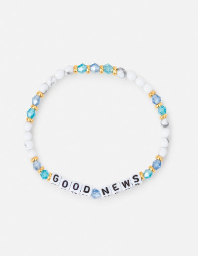 Good News Letter Bracelet Christian Jewelry