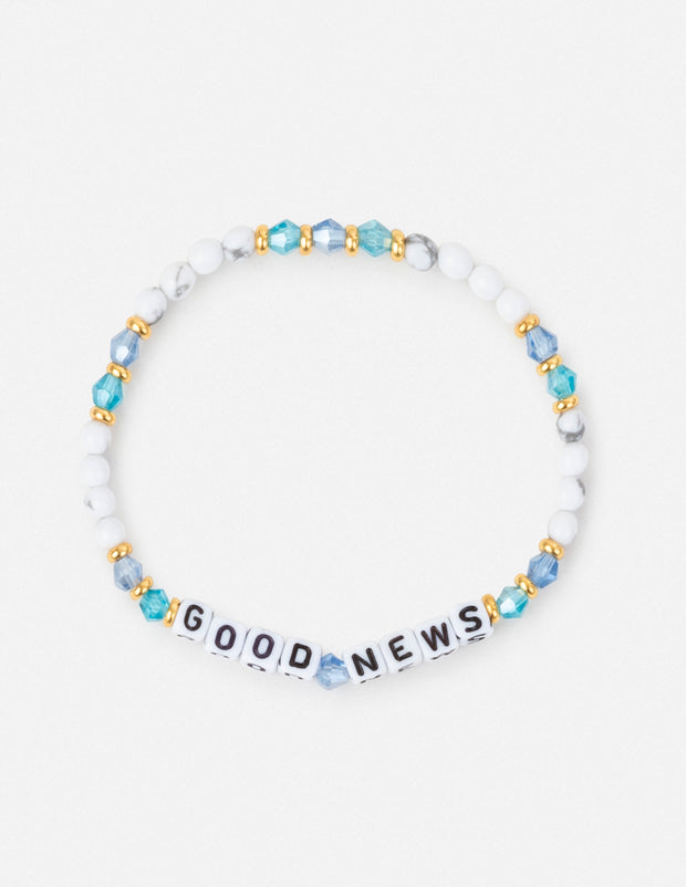 Good News Letter Bracelet Christian Jewelry