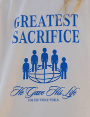 Greatest Sacrifice LS Unisex Tee Christian Long Sleeve T-Shirt