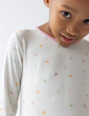 Heart Bamboo Kids Pajama Set Christian Children's Sleepwear