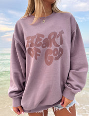 Heart of God Unisex Crewneck Christian Sweatshirt